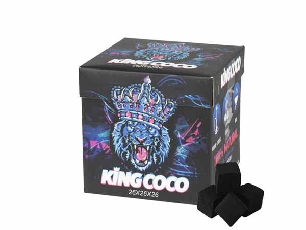 Caja carbn King Coco 26x26x26 1kg - Click en la imagen para cerrar